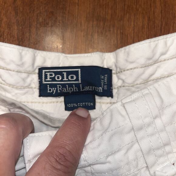 VTG Polo Jeans Co Ralph Lauren Long Cargo Shorts Mens 35 Y2K - Picture 2 of 6